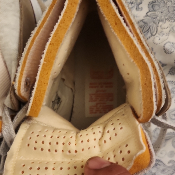 Nike High-Top Sneakers in White and Brown - Picture 3 of 8